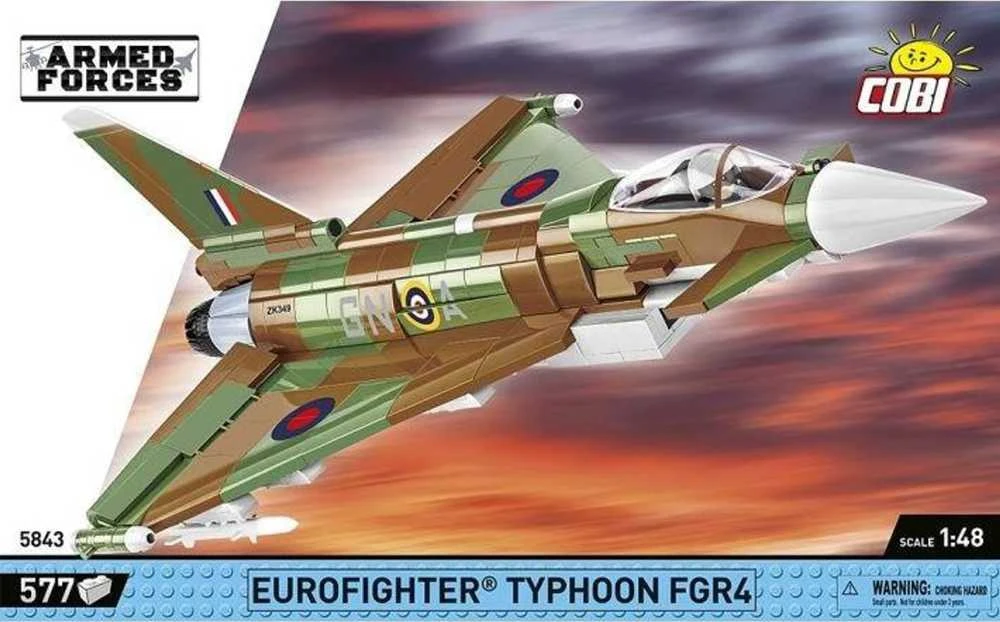 Cobi Klocki „Eurofighter Typhoon FGR4“ konstrukciniai blokai