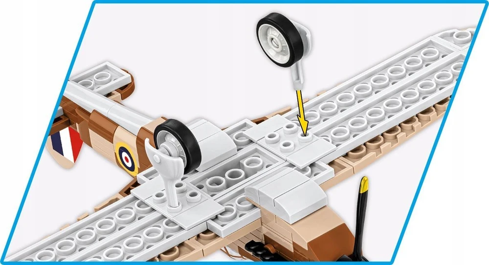 Lėktuvas - COBI - Hawker Hurricane MK.1 - Plastikas - Nuo 8 metų - Mišrus