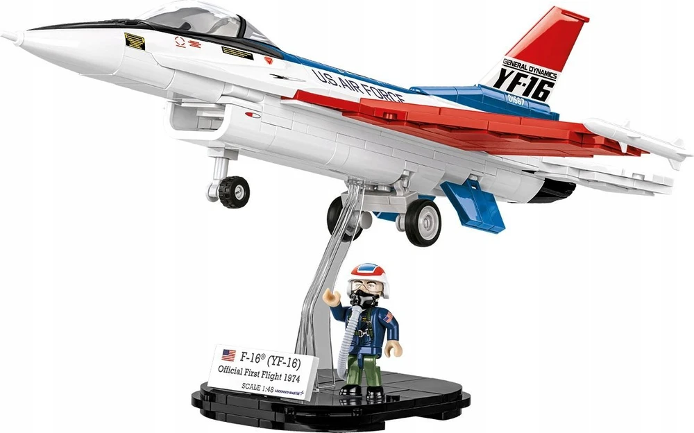 Cobi Klocki F-16 pirmojo skrydžio blokai 375 vienetai