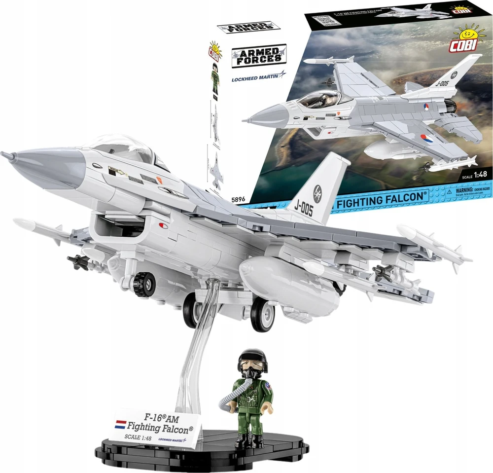 Cobi Klocki F-16 kovojantis falcon 425 blokai