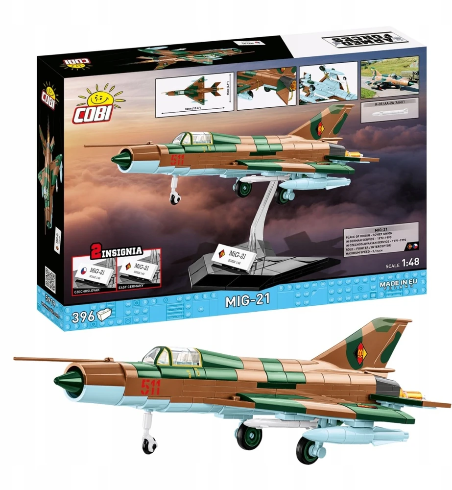 Cobi Klocki Mig 21 blokai 396 blokai