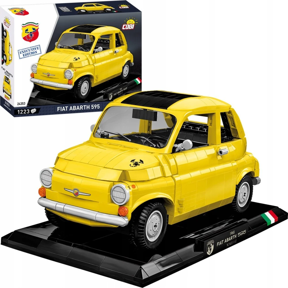 Cobi COBI Fiat 500 Abarth Executive Edition, statybinis žaislas (mastas: 1:12)