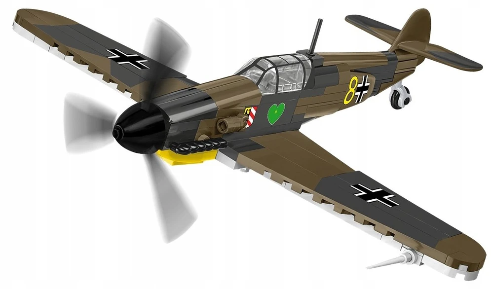 COBI 5873 BLOKAI Messerschmitt Bf-109F lėktuvas vokiečių naikintuvas