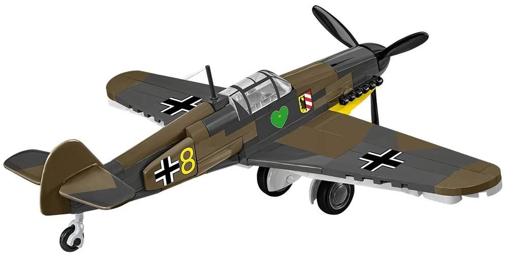 COBI 5873 BLOKAI Messerschmitt Bf-109F lėktuvas vokiečių naikintuvas