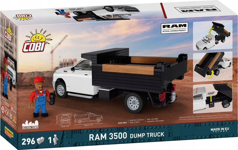 COBI RAM 3500 Dump Truck 296kl 24659