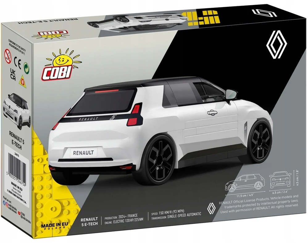 Statybos žaidimai - COBI - COBI 24675 - Balta - 1:35 mastelis - 78 dalys