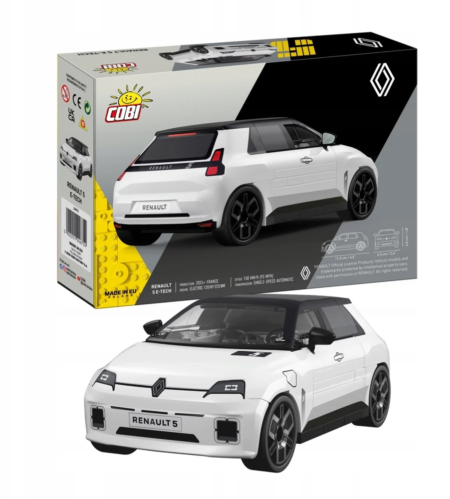 Statybos žaidimai - COBI - COBI 24675 - Balta - 1:35 mastelis - 78 dalys