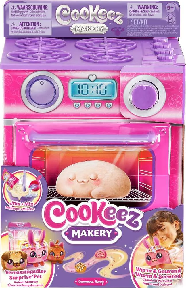 Cookeez Makery Interaktyvus žaidimų rinkinys - Orkaitė, Rožinės spalvos