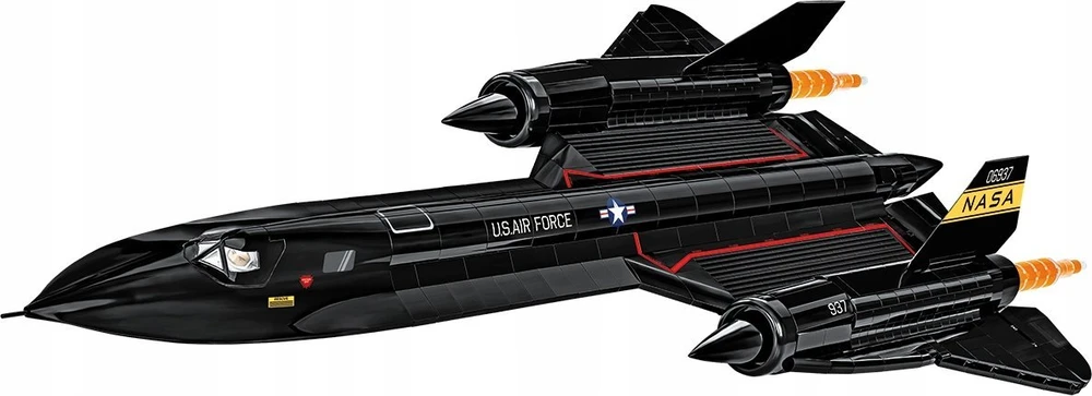 Statybinis žaidimas - COBI - LOCKHEED SR-71 BLACKBIRD - Juodas - Surinkimo rinkinys - Suaugusiems
