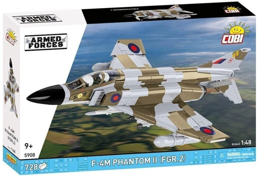 Cobi Klocki F-4m Phantom II blokuoja 728 blokus