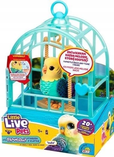 Cobi Figūrėlė Interaktyvi figūrėlė „Little Live Pets“ – mano tikras mėlynas ir geltonas paukštis