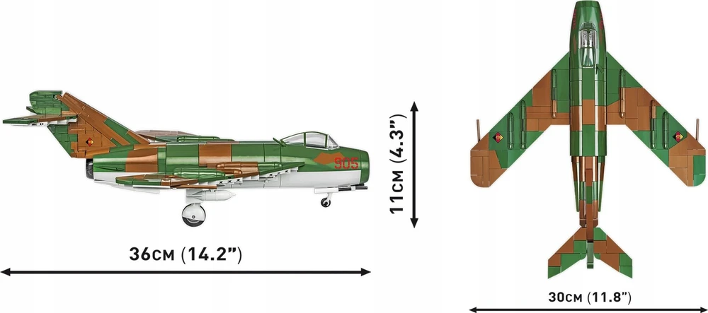 Cobi HC Cold War Fighter Lim-5 MiG-17F GDR (490483)