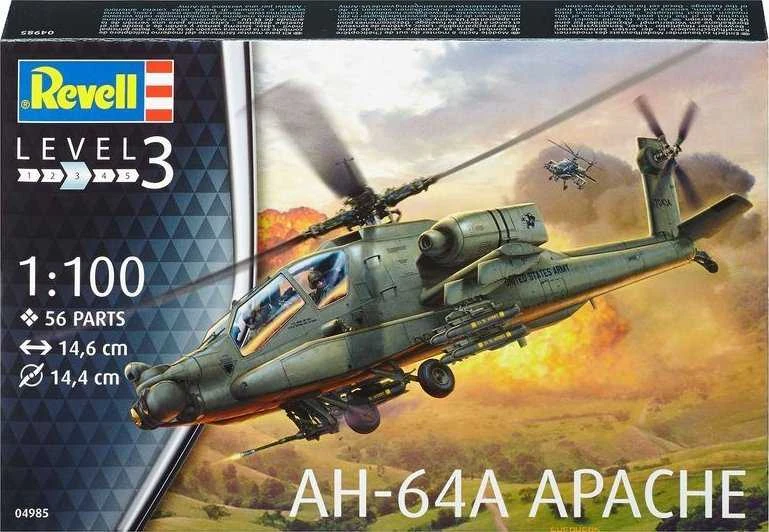 Revell sraigtasparnis 1:100 04985 AH-64A Apache – REV-04985