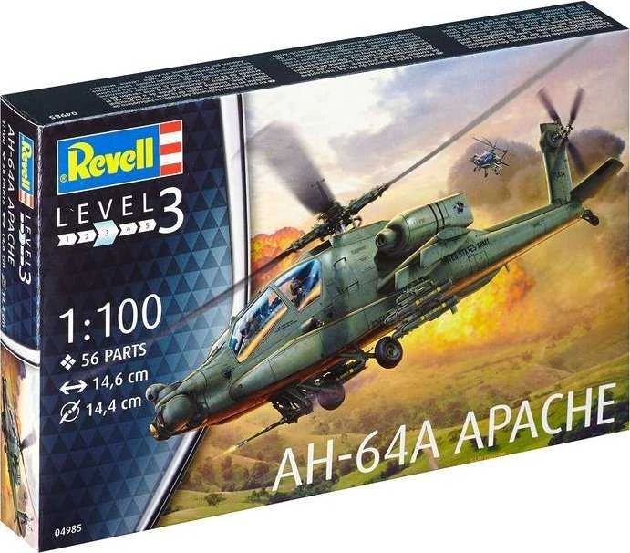 Revell sraigtasparnis 1:100 04985 AH-64A Apache – REV-04985