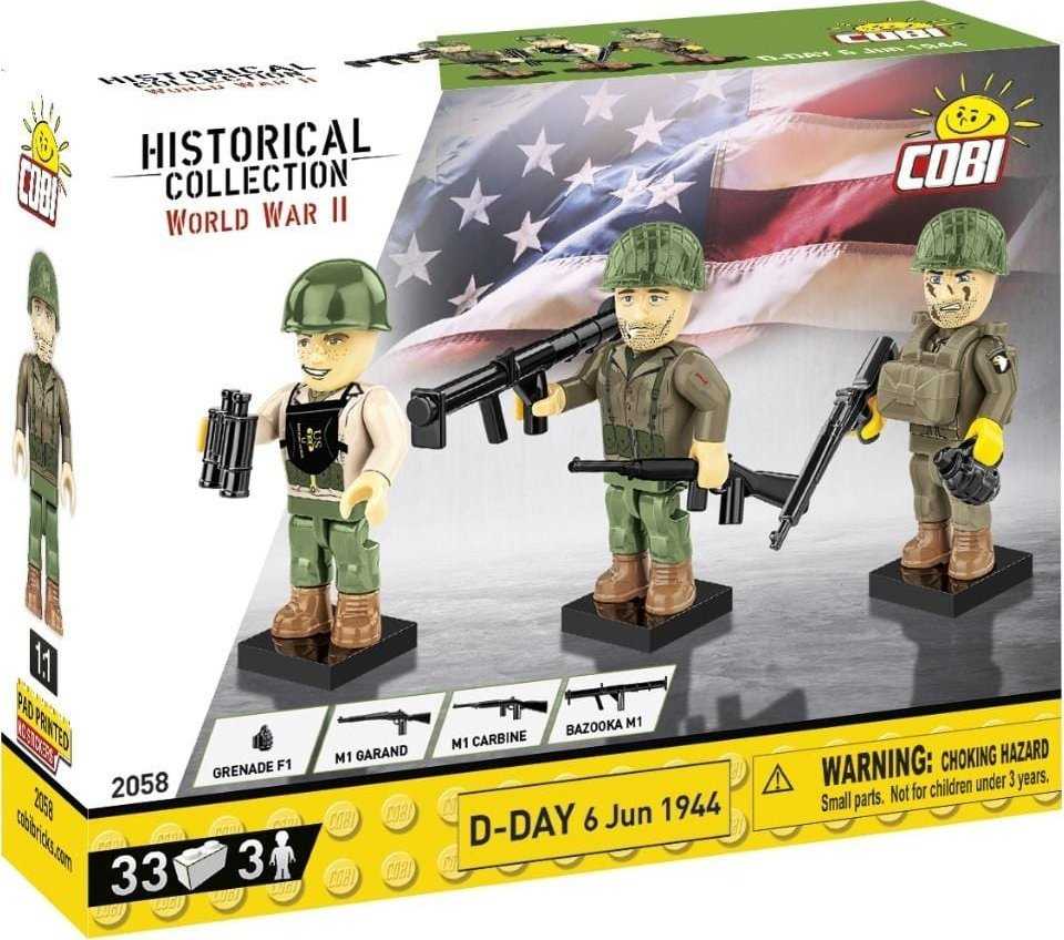 COBI HC WWII D-DAY 6 JUN 1944 33kl/3fig 2058