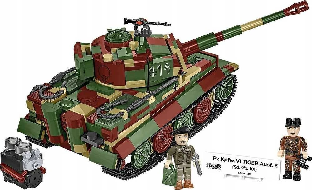 Cobi Klocki Pz.kpfw blokuoja vi tiger ausf. e 870 blokų