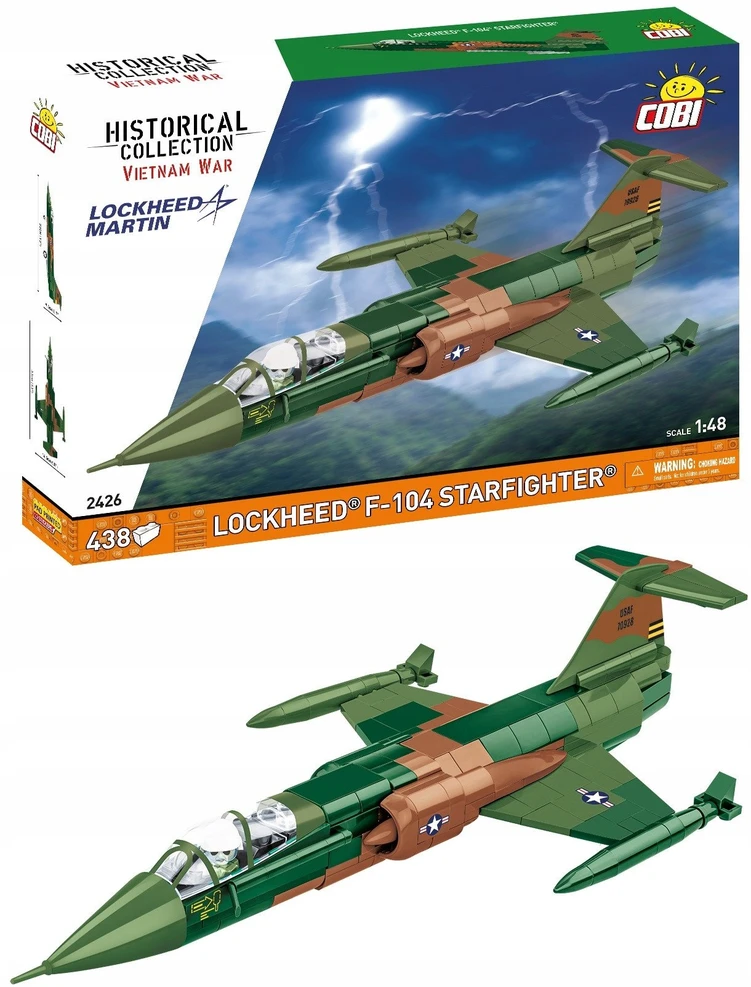 COBI HC VietnamWar LockheedF-104 Starf..430kl 2426