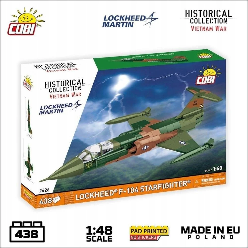 COBI HC VietnamWar LockheedF-104 Starf..430kl 2426