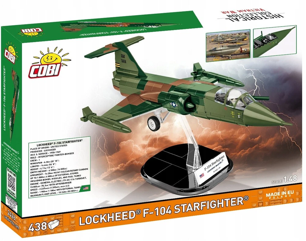 COBI HC VietnamWar LockheedF-104 Starf..430kl 2426