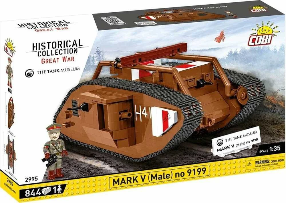 COBI Mark V „Male“ tanko konstruktorius, 1:35, 844 detalės