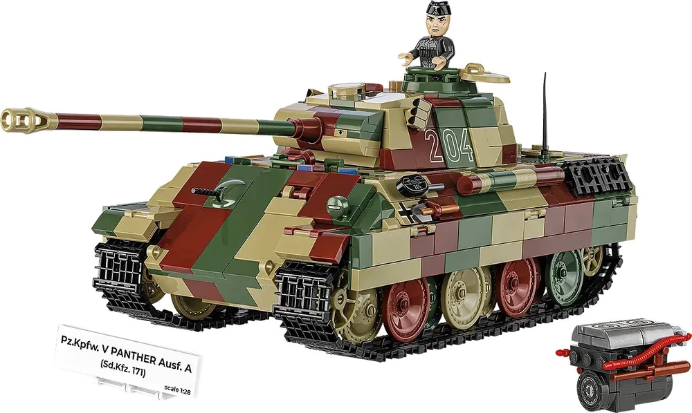 Cobi Pz.Kpfw. V Panther Ausf. A modelis iš 1152 detalių