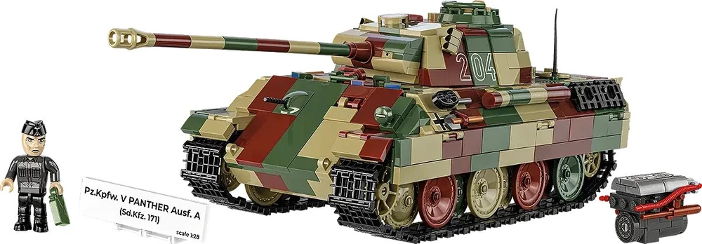 Cobi Pz.Kpfw. V Panther Ausf. A modelis iš 1152 detalių