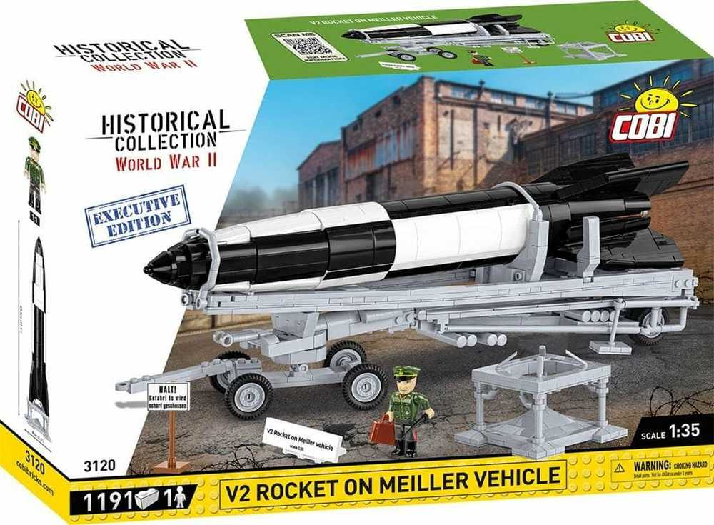 Cobi. Istorinė kolekcija V2. Raketa su transporteriu