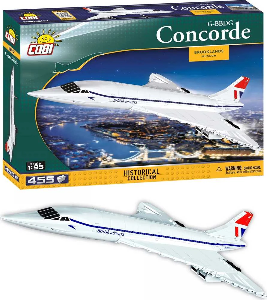 Cobi HC 1917 Concorde G-BBDG 1:95 455 kl.