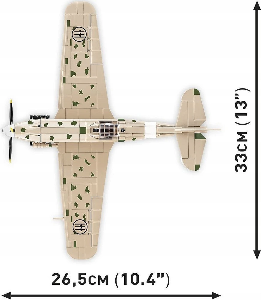 Maketas - COBI - Macchi C.202 'Folgore' - 576 dalys - Plastikas - Renkama pačiam