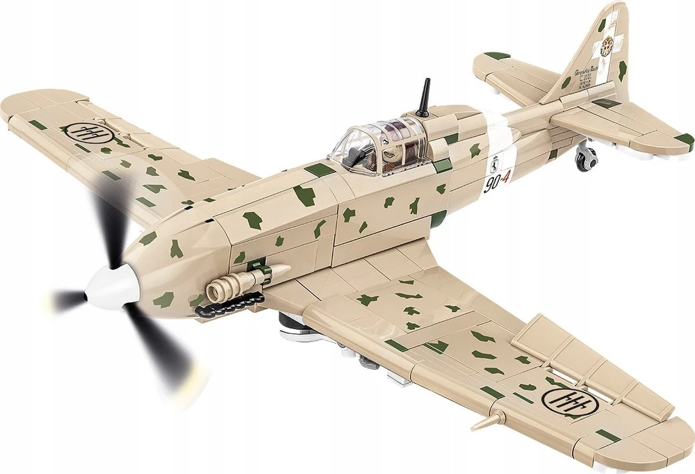 Maketas - COBI - Macchi C.202 'Folgore' - 576 dalys - Plastikas - Renkama pačiam