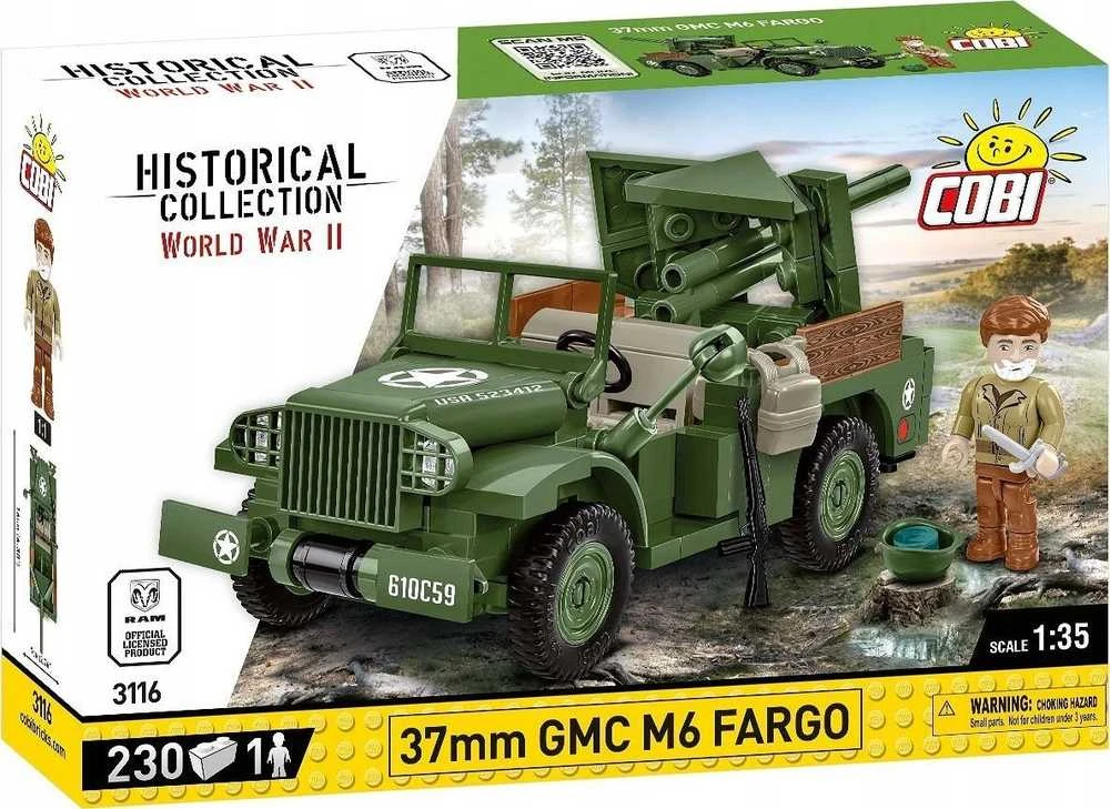 Maketas - COBI - GMC M6 FARGO - Plastikas - Interjeras - Vaikams/Mišrus