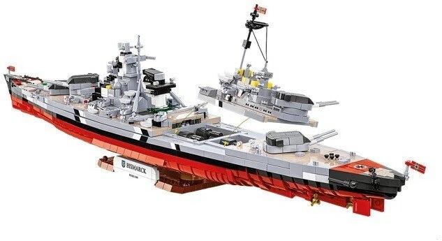 Cobi Klocki Karo laivas „Bismarck 3204“ kaladėlės