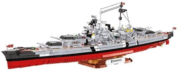 Cobi Klocki Karo laivas „Bismarck 3204“ kaladėlės