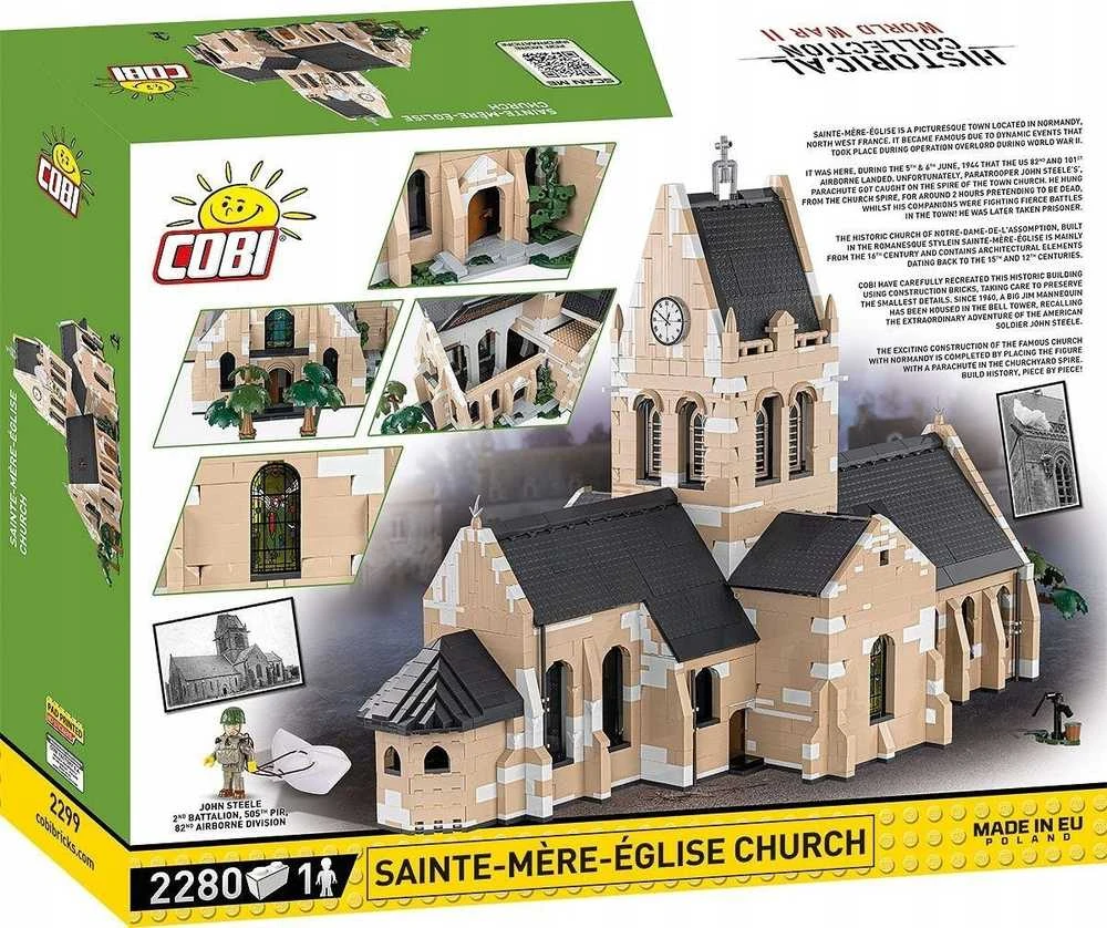 Cobi Bažnyčios blokai Sainte-mere-eglise