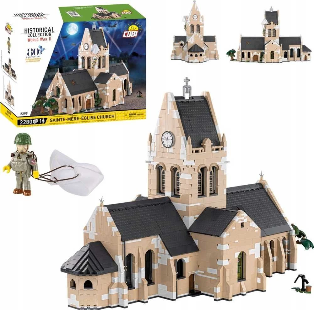 Cobi Bažnyčios blokai Sainte-mere-eglise
