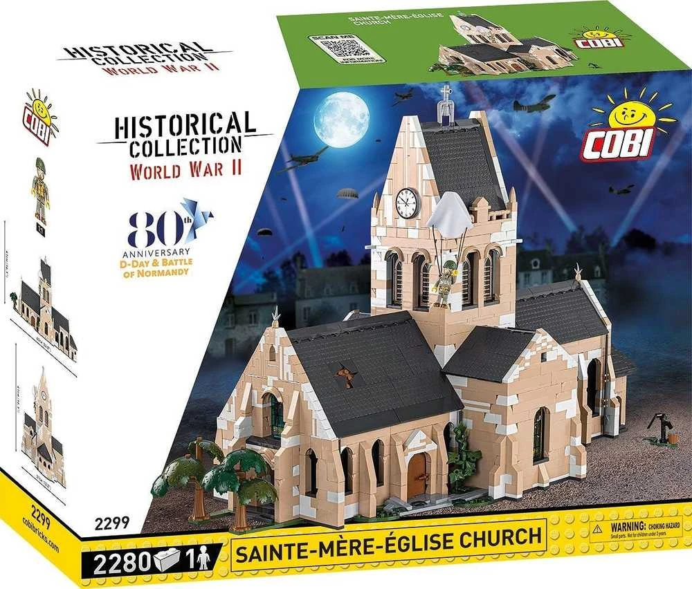 Cobi Bažnyčios blokai Sainte-mere-eglise