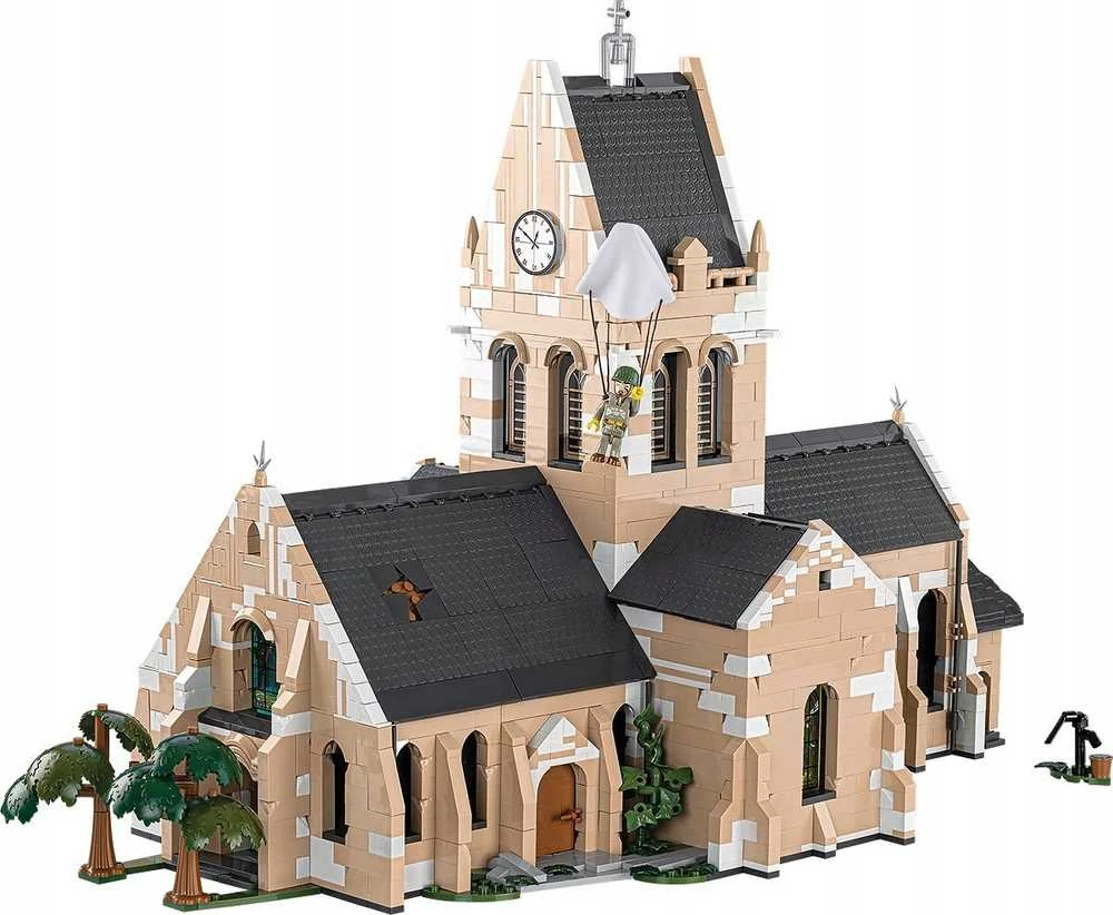 Cobi Bažnyčios blokai Sainte-mere-eglise