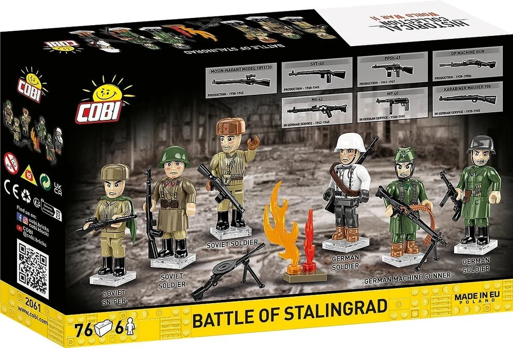 Cobi Klocki Stalingrado mūšis blokuoja 76 blokus