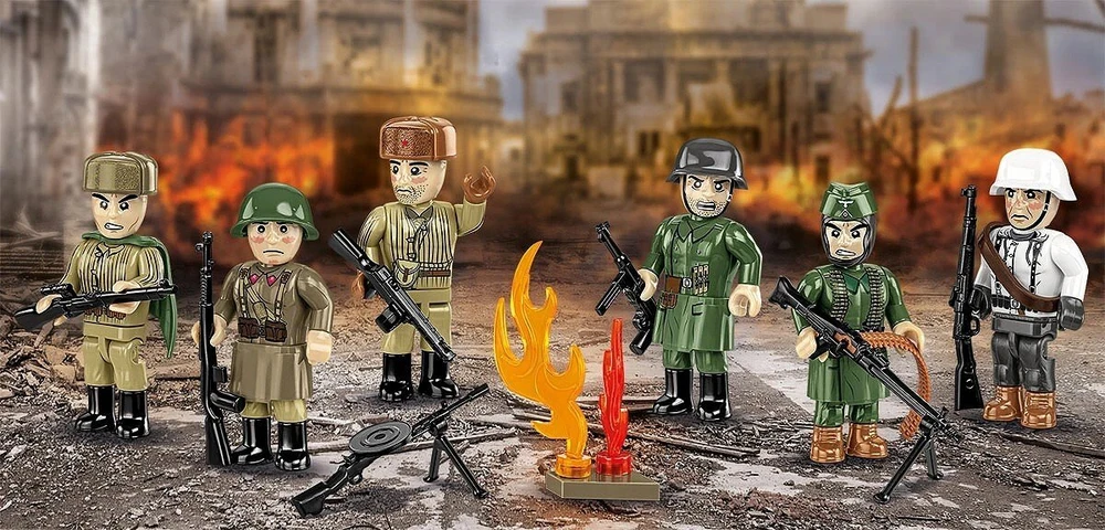 Cobi Klocki Stalingrado mūšis blokuoja 76 blokus