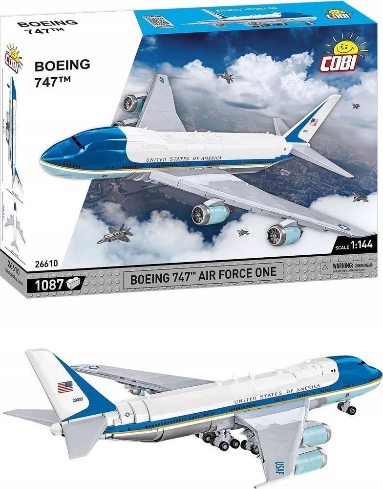 Cobi Klocki Boeing 747 Air Force One