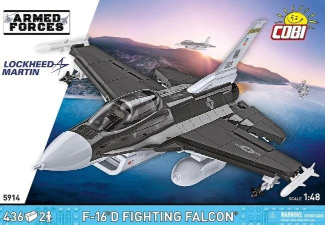 Cobi Klocki F-16d kovos sakalo blokai 436 vienetai