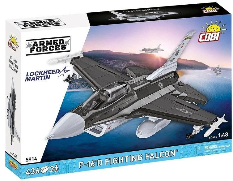 Cobi Klocki F-16d kovos sakalo blokai 436 vienetai