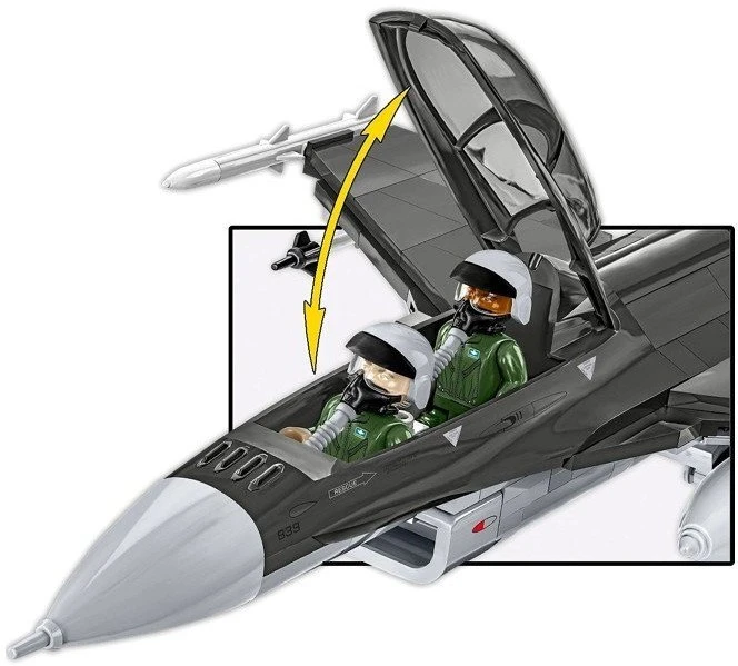 Cobi Klocki F-16d kovos sakalo blokai 436 vienetai