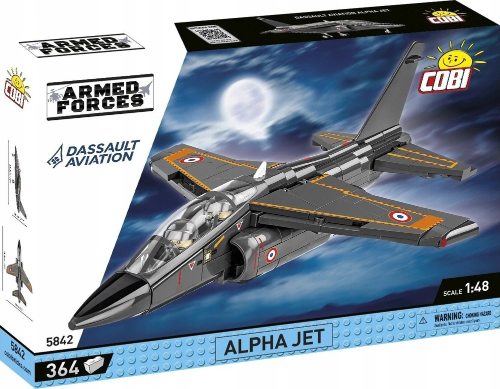 Cobi Klocki ginkluotųjų pajėgų Alpha Jet 364 blokai
