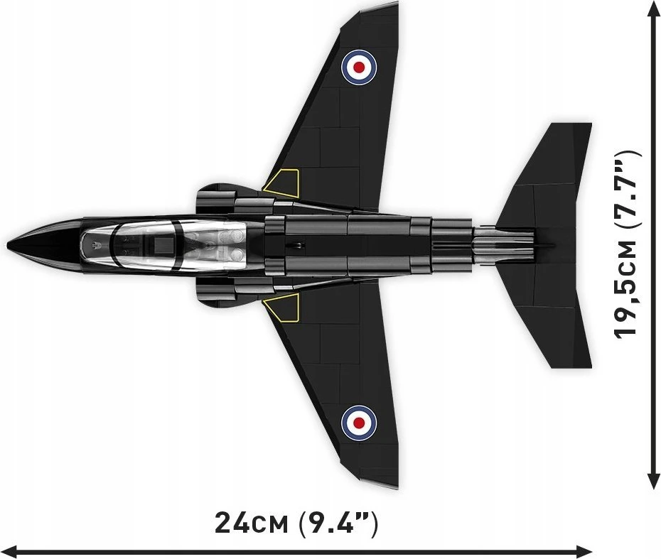 Cobi Klocki ginkluotųjų pajėgų BAe Hawk T1 362 blokai