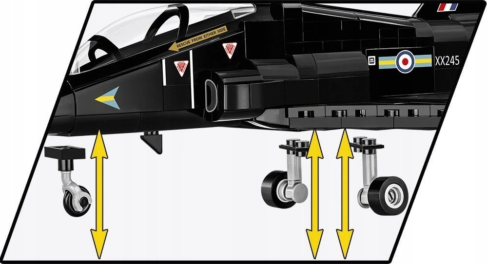 Cobi Klocki ginkluotųjų pajėgų BAe Hawk T1 362 blokai