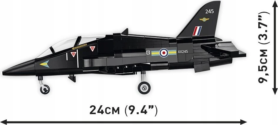 Cobi Klocki ginkluotųjų pajėgų BAe Hawk T1 362 blokai