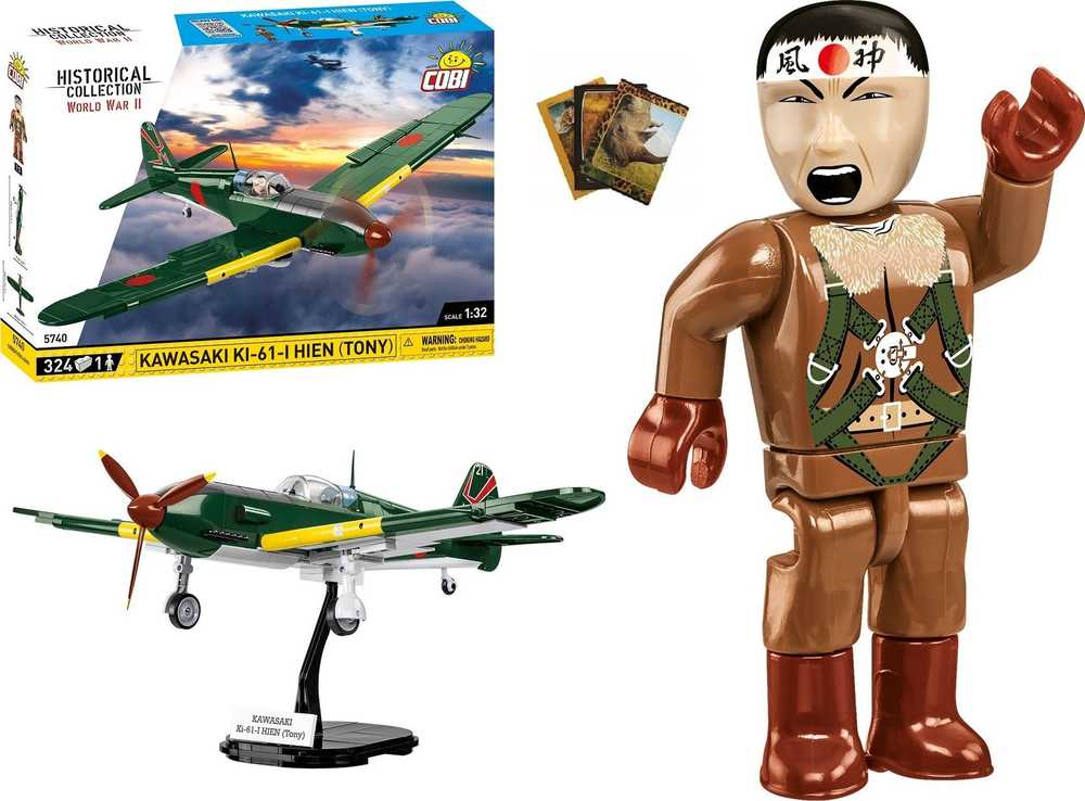 Klocki istorinė kolekcija wwii kawasaki ki-61-i hien (tony) 324k