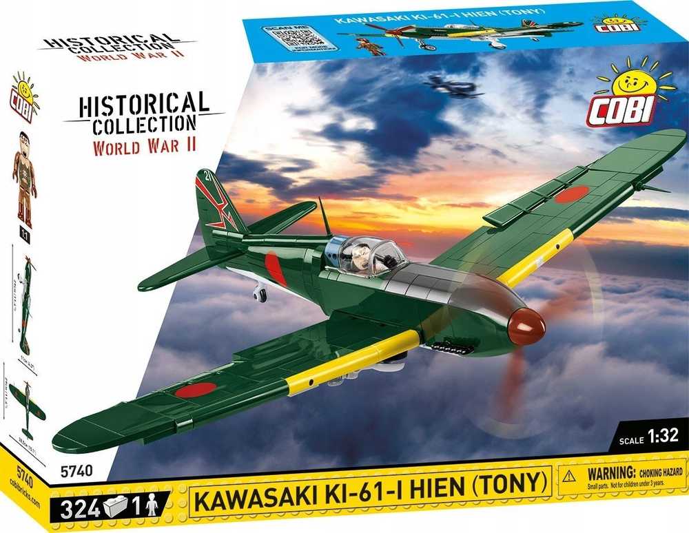 Klocki istorinė kolekcija wwii kawasaki ki-61-i hien (tony) 324k