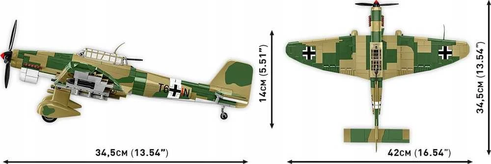 Konstruktorius bombonešis Cobi JU-87 5748 525 d.